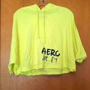 Neon Yellow Aeropostal Crop Top